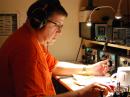 KW6G operating his vintage Drake T4XC/R4C